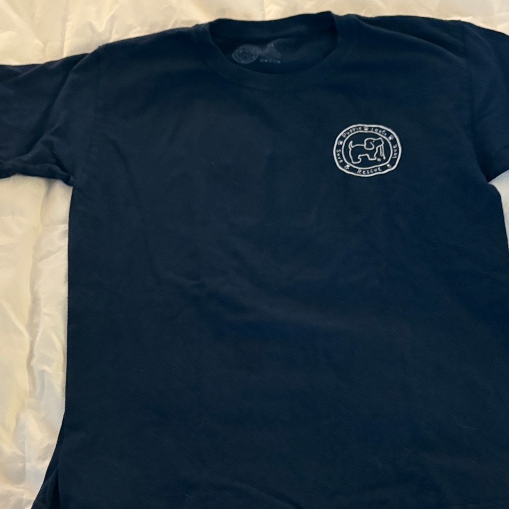 Kids Navy Blue Short Sleeve Tee